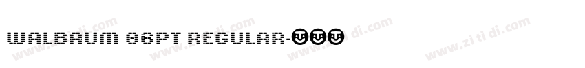 Walbaum 06pt Regular字体转换